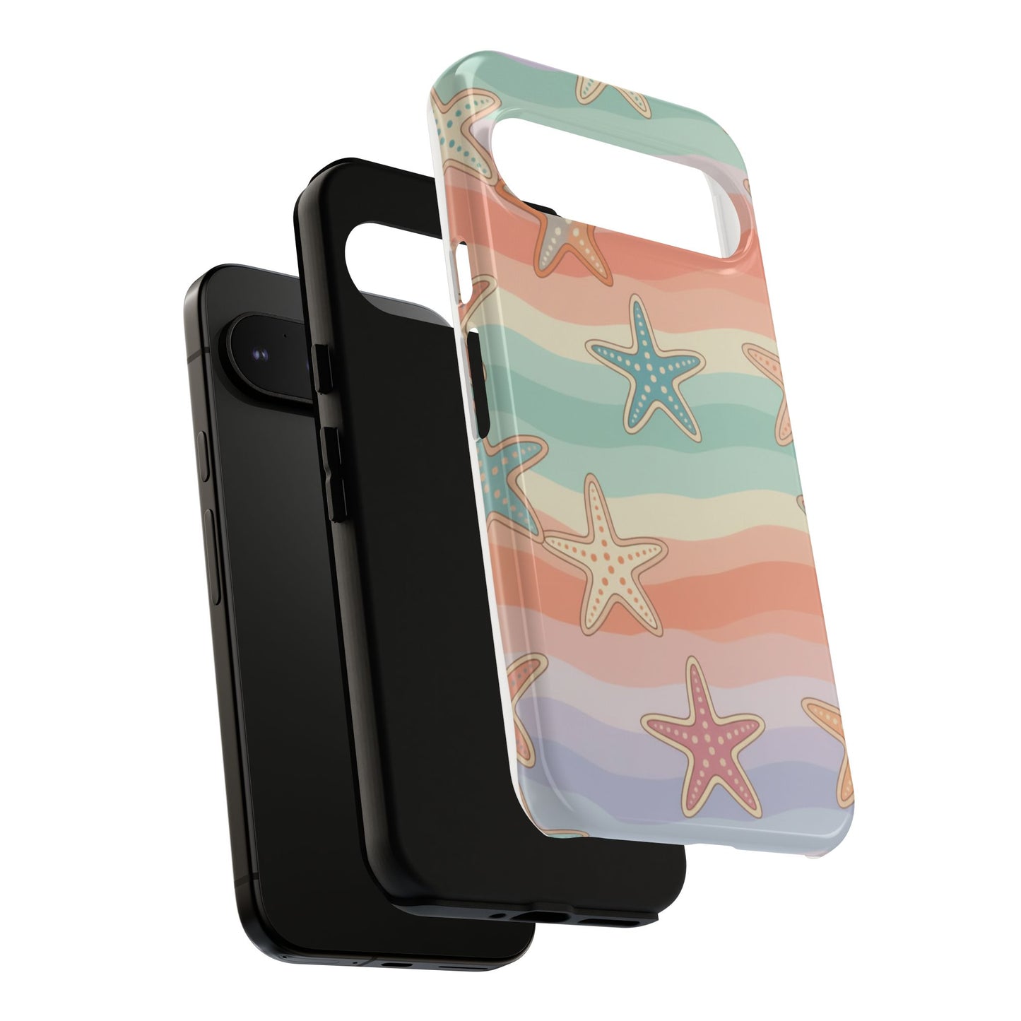 Starfish Wave Tough Phone Case — Pastel Beach Protective Cover