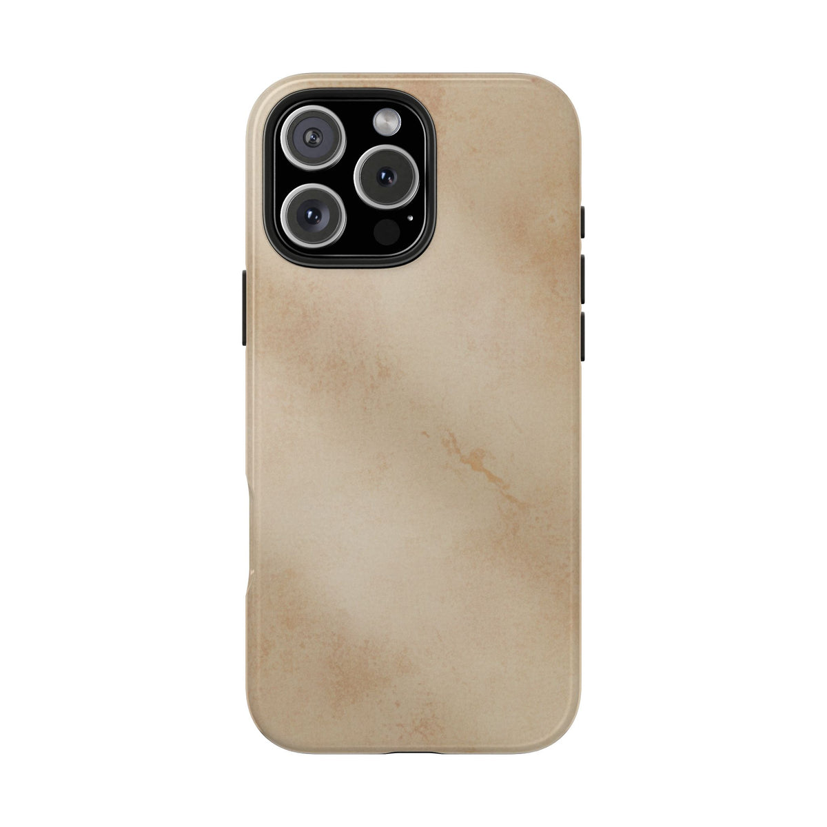 Tough Phone Case — Vintage Beige Marble Protective Phone Cover
