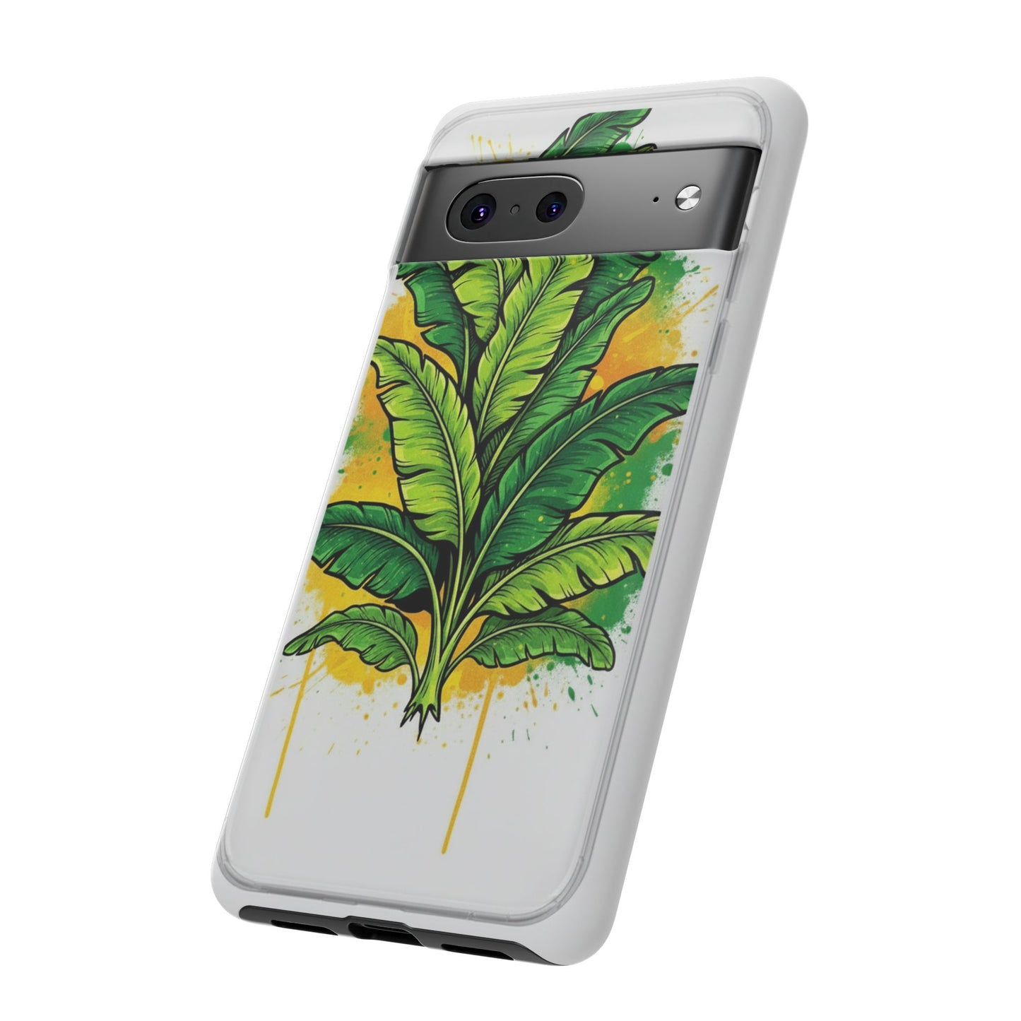 Tropical Banana Leaf Phone Case — Vibrant Green Plant Protector