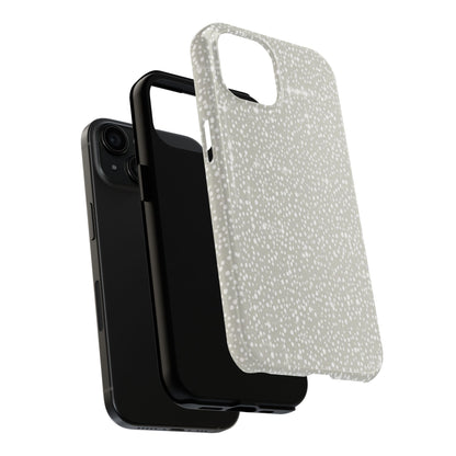 Speckled Gray Tough Phone Case — Protective Shockproof iPhone Cover