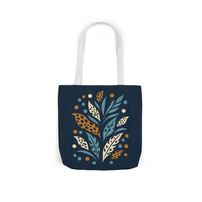Boho Leaves Canvas Tote Bag, Great for Shopping, Beach Days, Gifts, Festivals, and Everyday Use