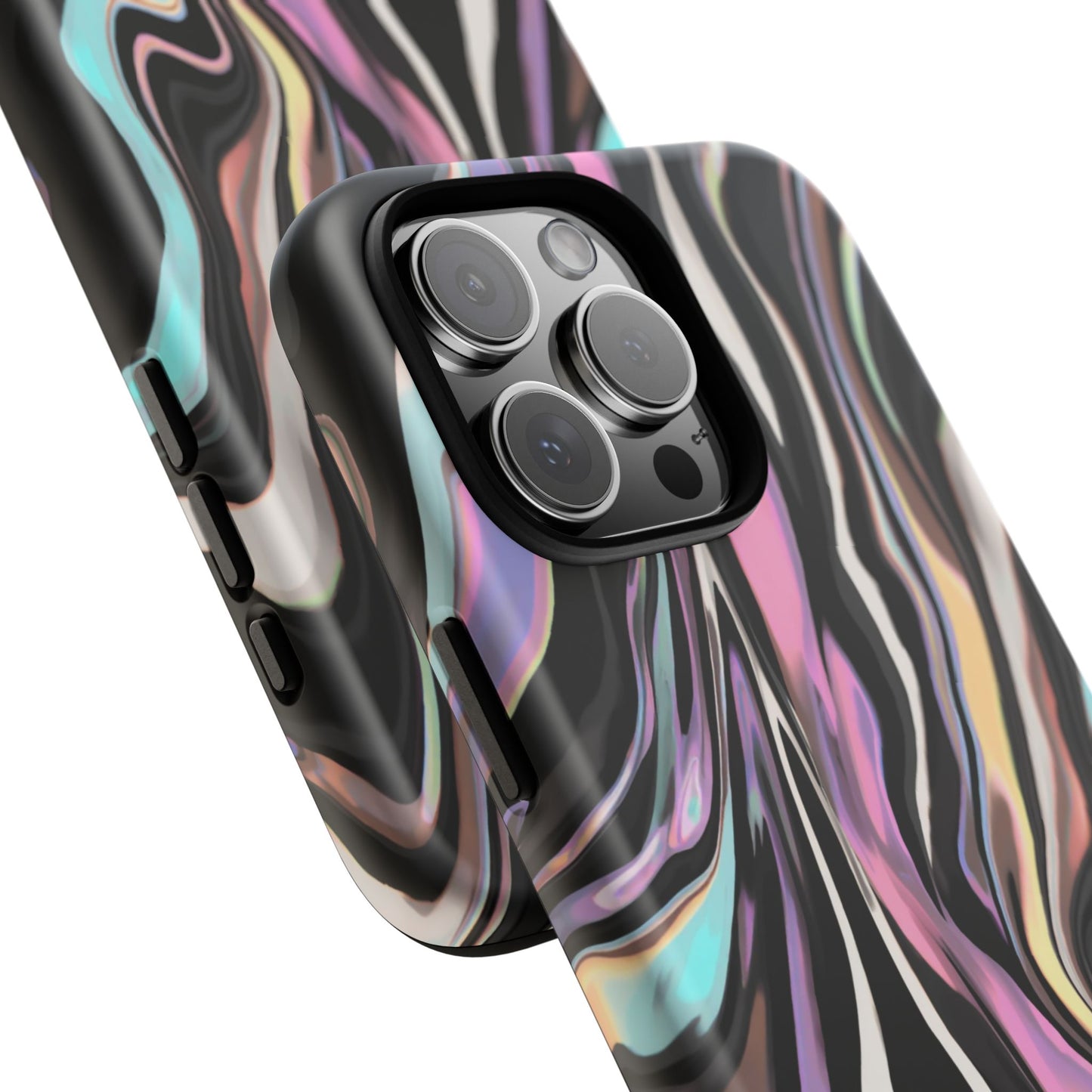 Abstract Marble Tough Phone Case — Pastel Swirl Protective Cover