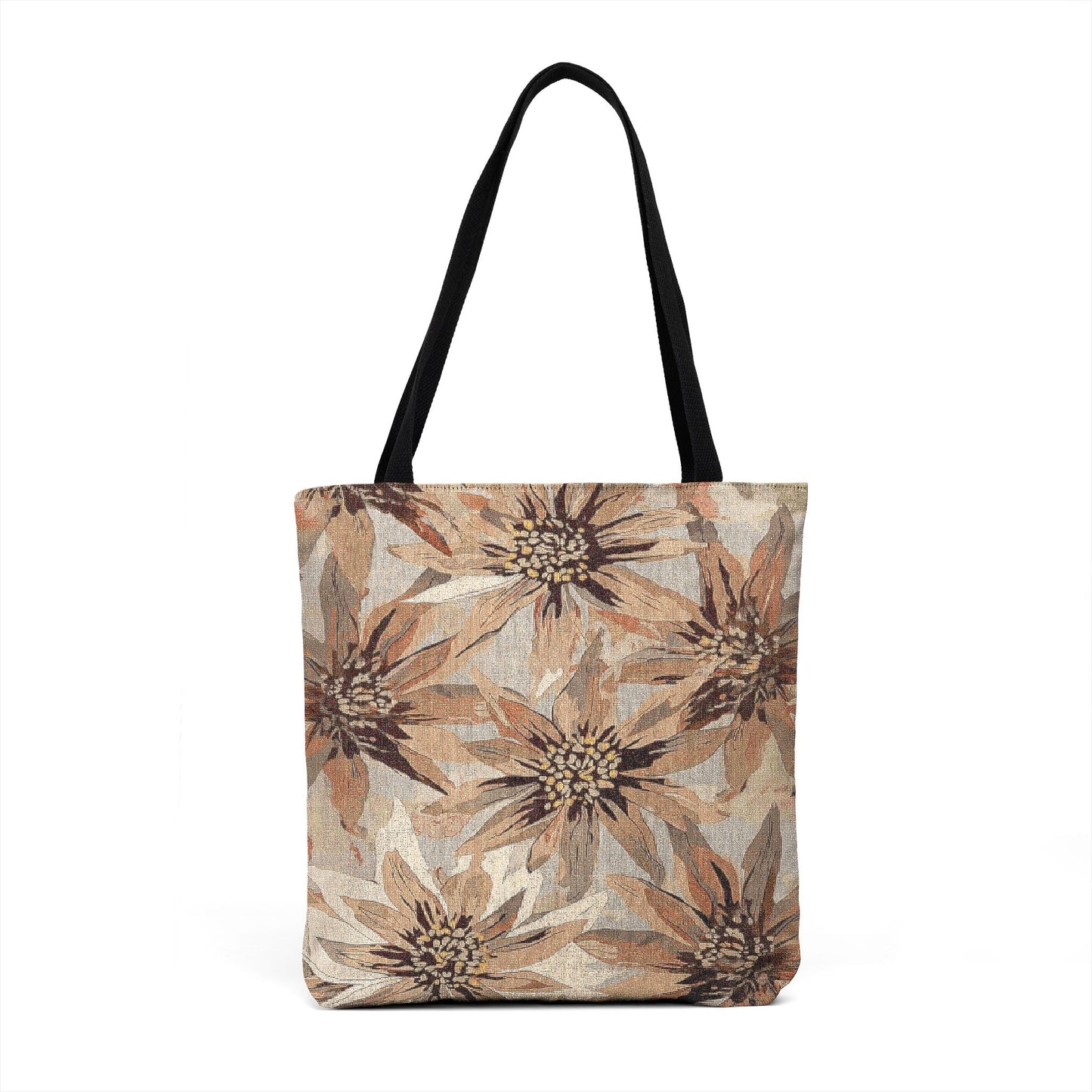 Blossom Woven Tote - Mosaic Earth Toned Bag