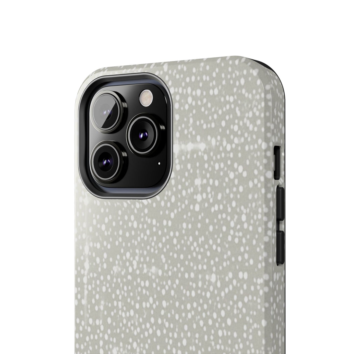 Speckled Gray Tough Phone Case — Protective Shockproof iPhone Cover