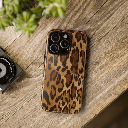 Leopard Print Tough Phone Case