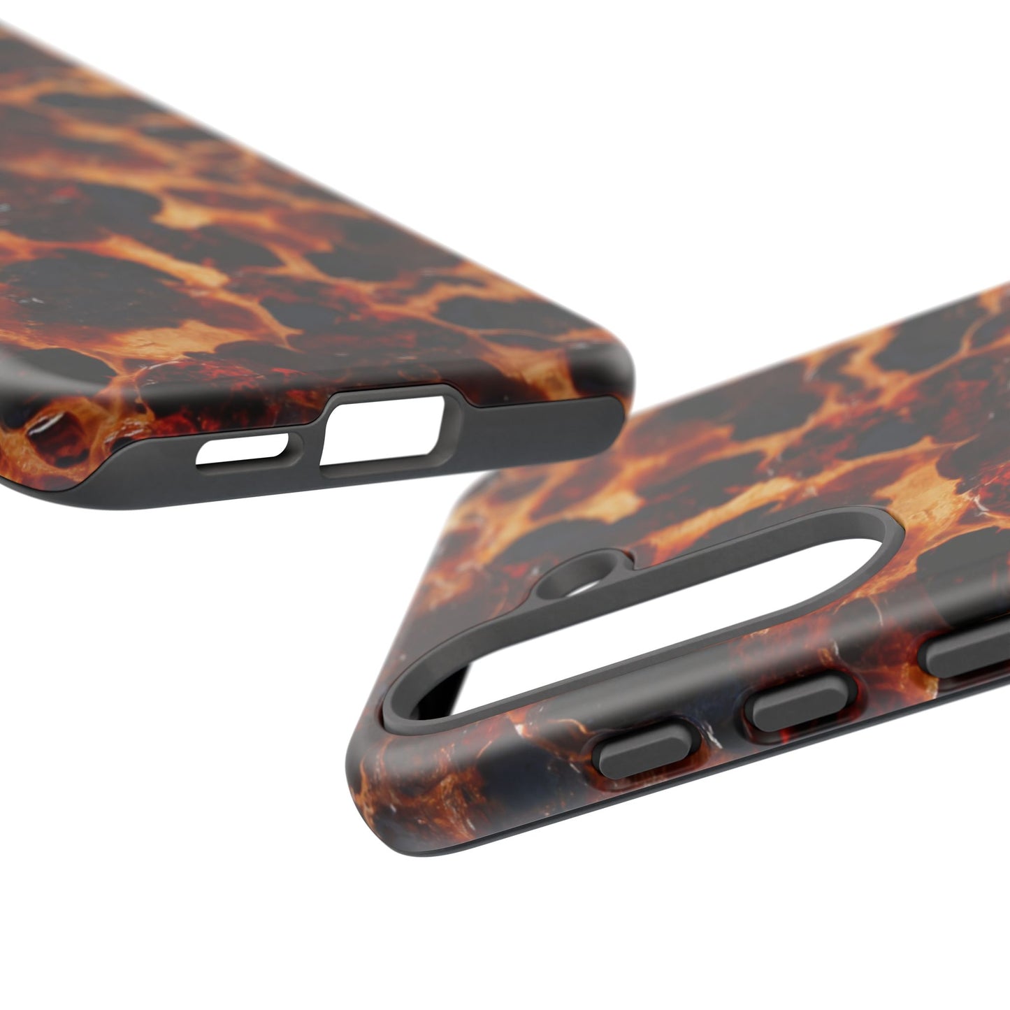 Tortoiseshell Phone Case — Protective iPhone Cover with Classic Amber Pattern