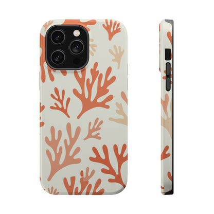 Coral Reef Magnetic Impact Phone Case — Protective MagSafe-Compatible Design