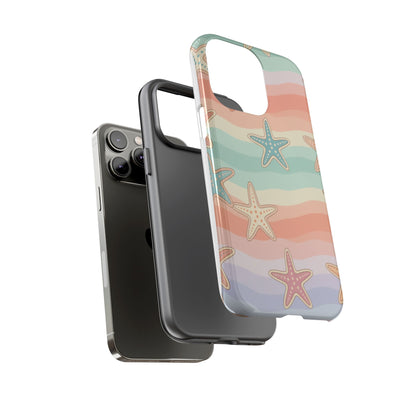 Starfish Wave Tough Phone Case — Pastel Beach Protective Cover