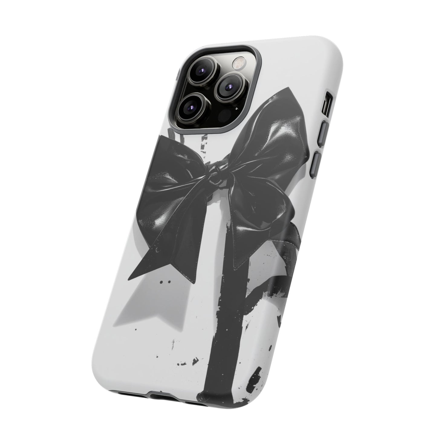 Phone Case — Black Bow Graphic Protective Cover