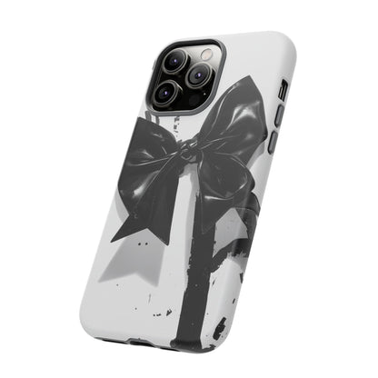 Phone Case — Black Bow Graphic Protective Cover