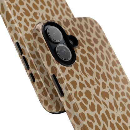 Leopard Print Tough Phone Case — Slim Protective Animal Pattern