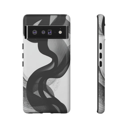 Phone Case — Monochrome Abstract Protective Cover