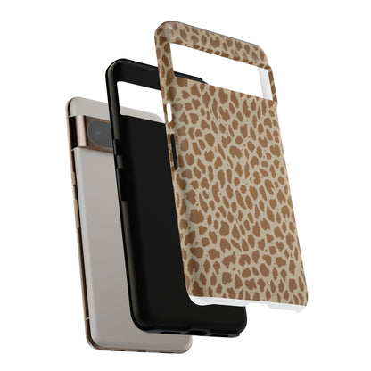 Leopard Print Tough Phone Case — Slim Protective Animal Pattern