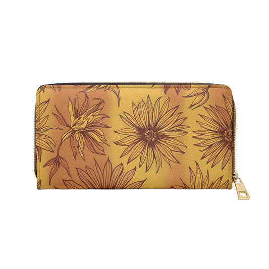 Women's Sunflower Wallet - Summer Floral Wallet