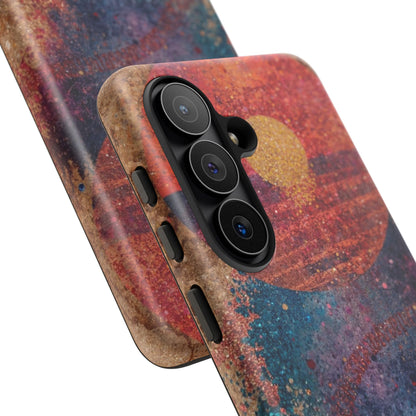 Retro Sunset Tough Phone Case