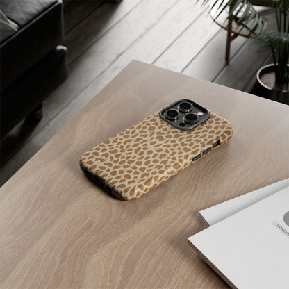 Leopard Print Tough Phone Case — Slim Protective Animal Pattern