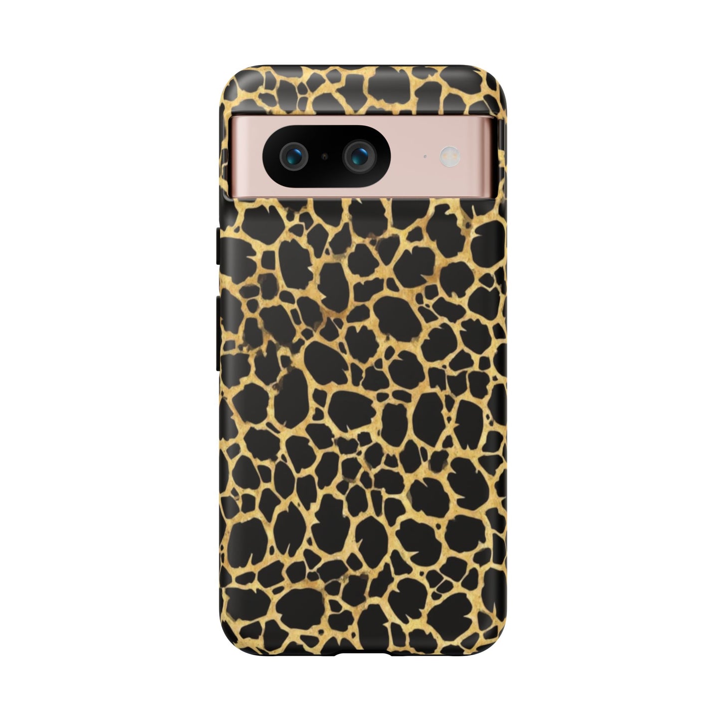 Giraffe Print Tough Phone Case — Durable Leopard-Style Protective Cover