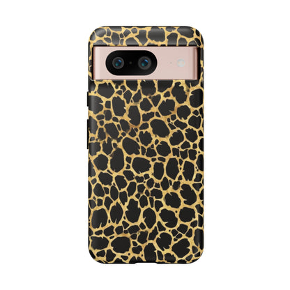 Giraffe Print Tough Phone Case — Durable Leopard-Style Protective Cover
