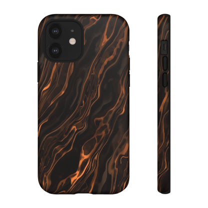 Copper Swirl Phone Case — Tough Protective iPhone Cover