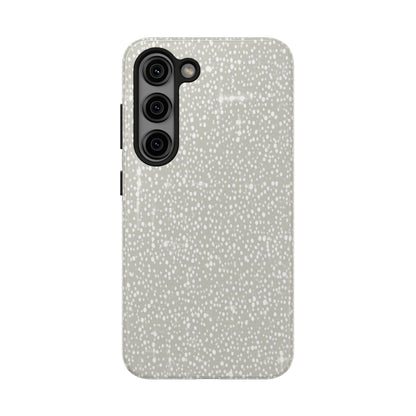 Speckled Gray Tough Phone Case — Protective Shockproof iPhone Cover