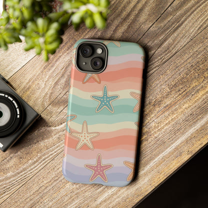 Starfish Wave Tough Phone Case — Pastel Beach Protective Cover