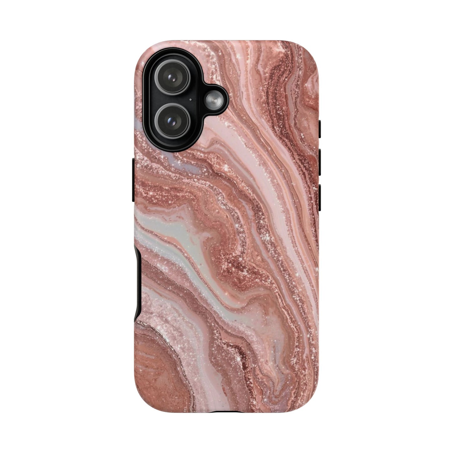 Rose Gold Marble Tough Phone Case