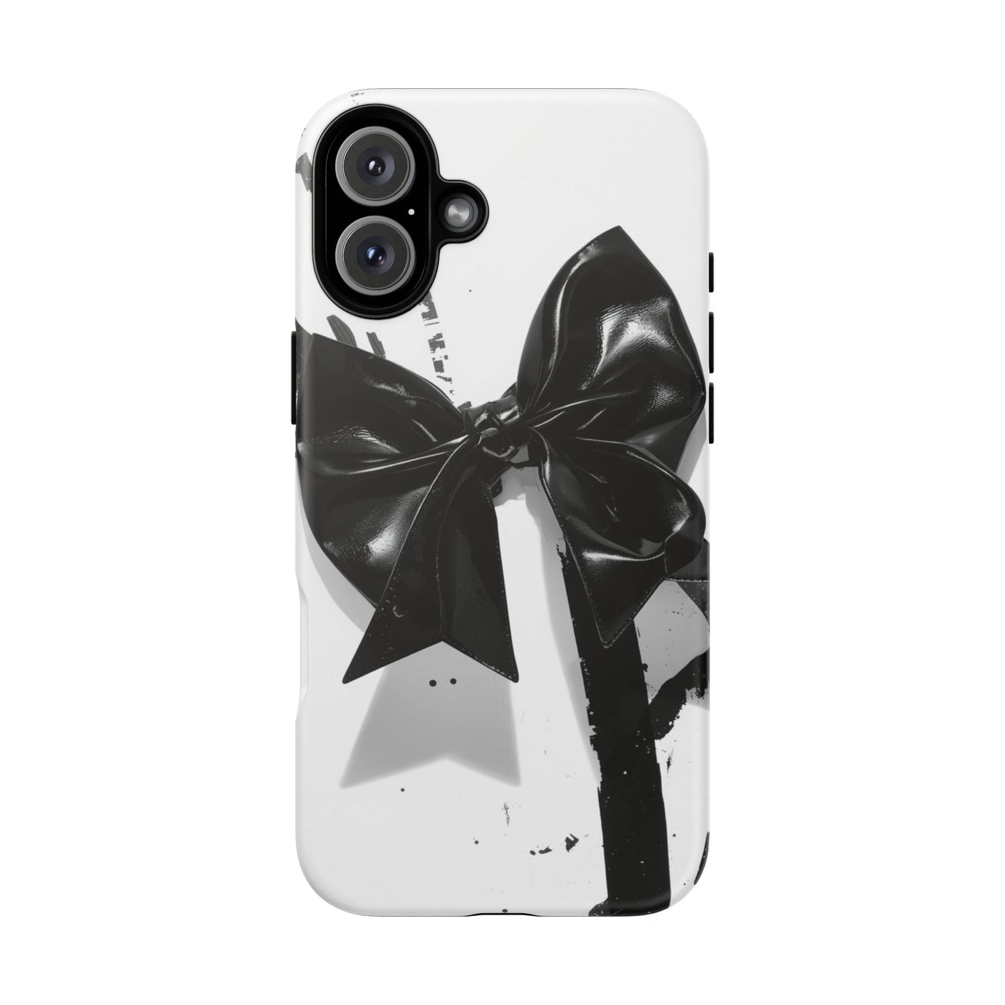 Phone Case — Black Bow Graphic Protective Cover