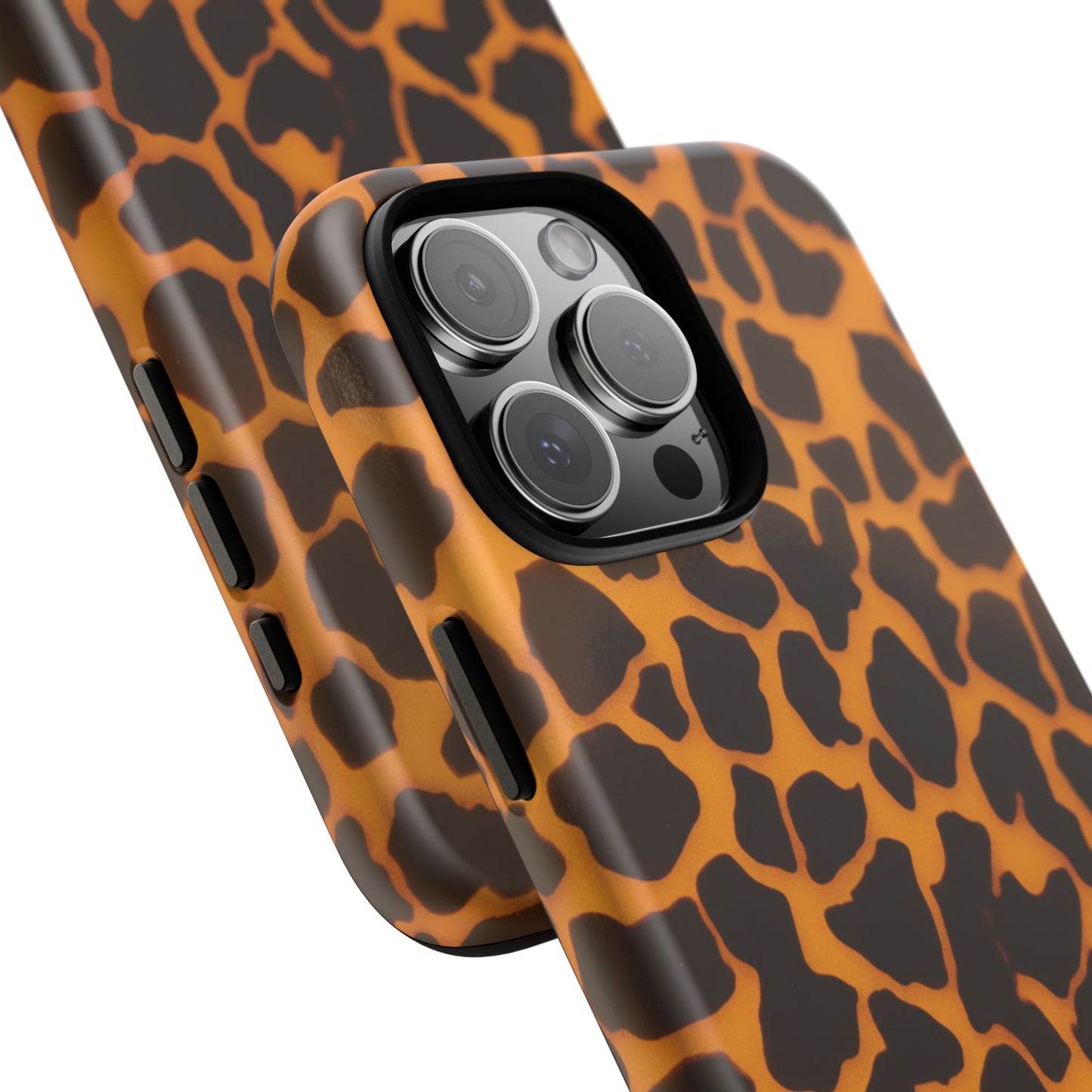 Leopard Print Tough Phone Case — Slim Protective iPhone Cover