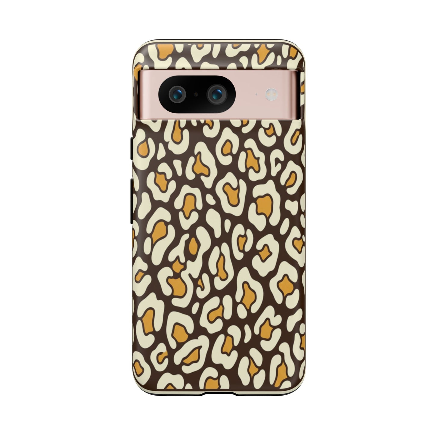 Leopard Print Tough Phone Case — Durable Protective iPhone Cover