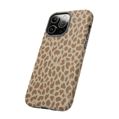 Leopard Print Tough Phone Case — Slim Protective Animal Pattern