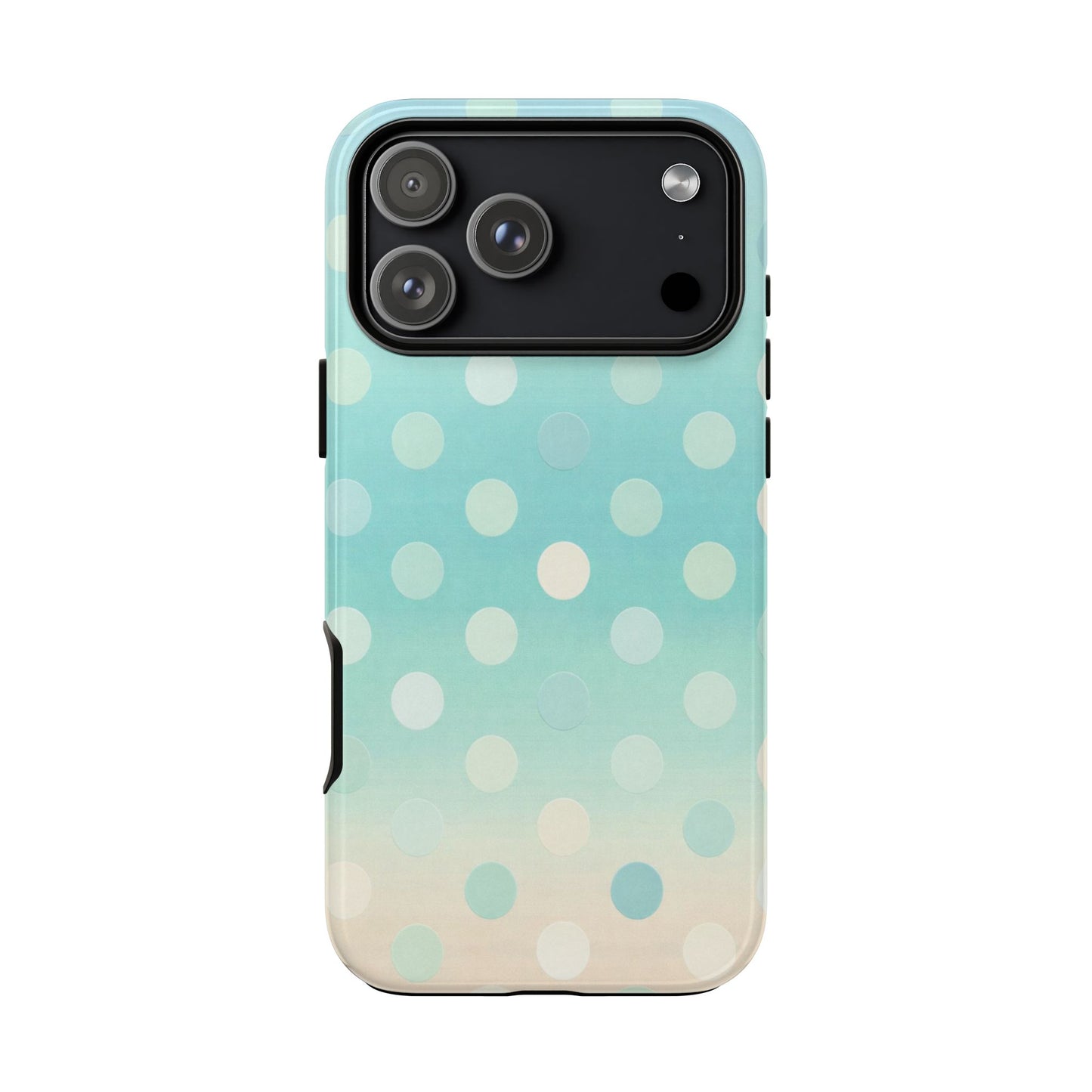 Abstract Palm Tough Phone Case — Minimal Coastal Blue Protective Cover