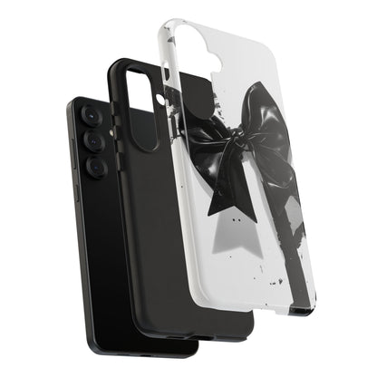 Phone Case — Black Bow Graphic Protective Cover