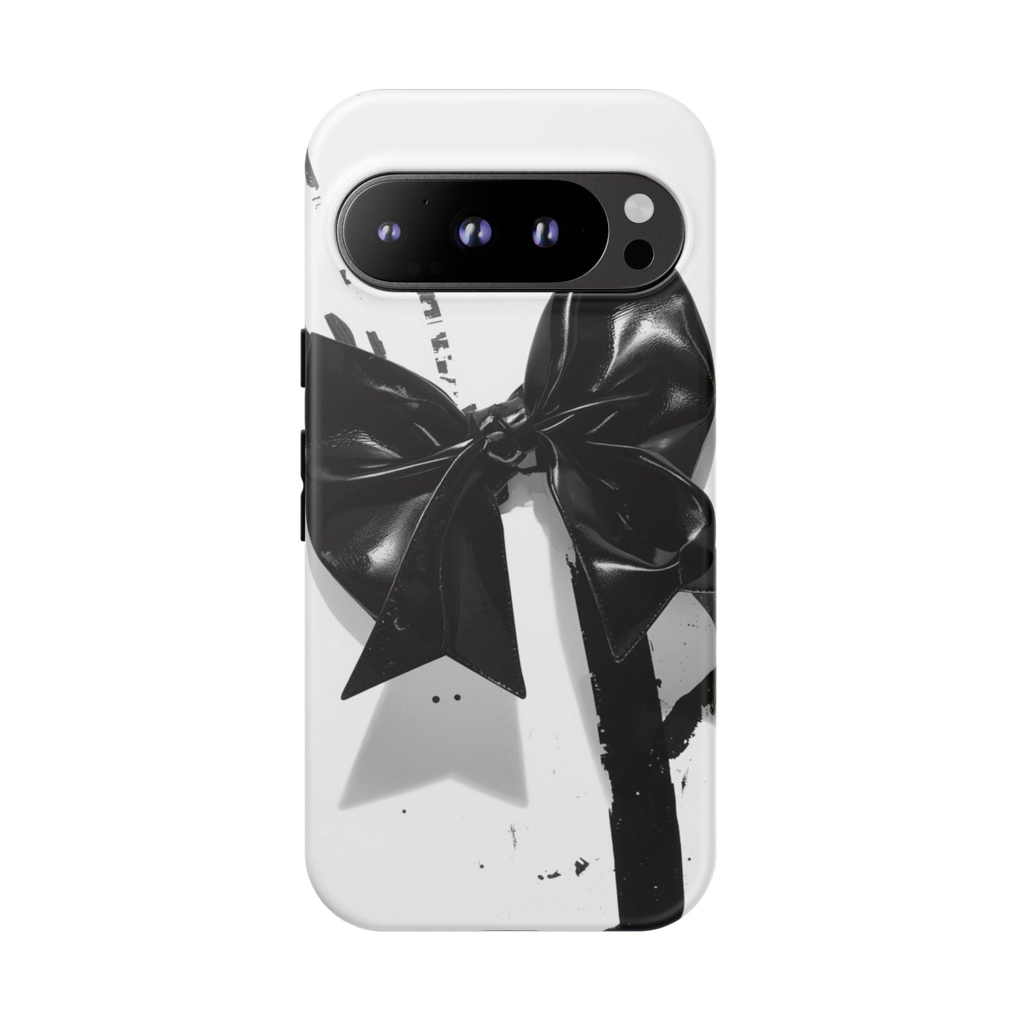 Phone Case — Black Bow Graphic Protective Cover