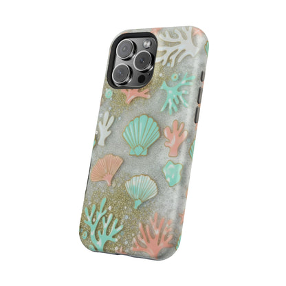 Seashell Coral Magnetic Impact Phone Case