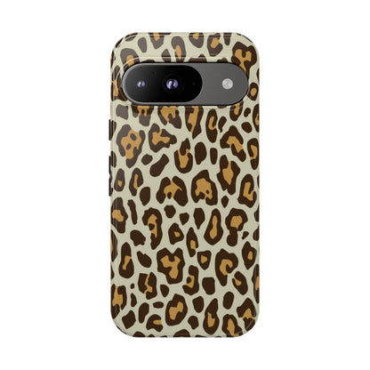 Leopard Print Tough Phone Case — Durable Protective Animal Print Case