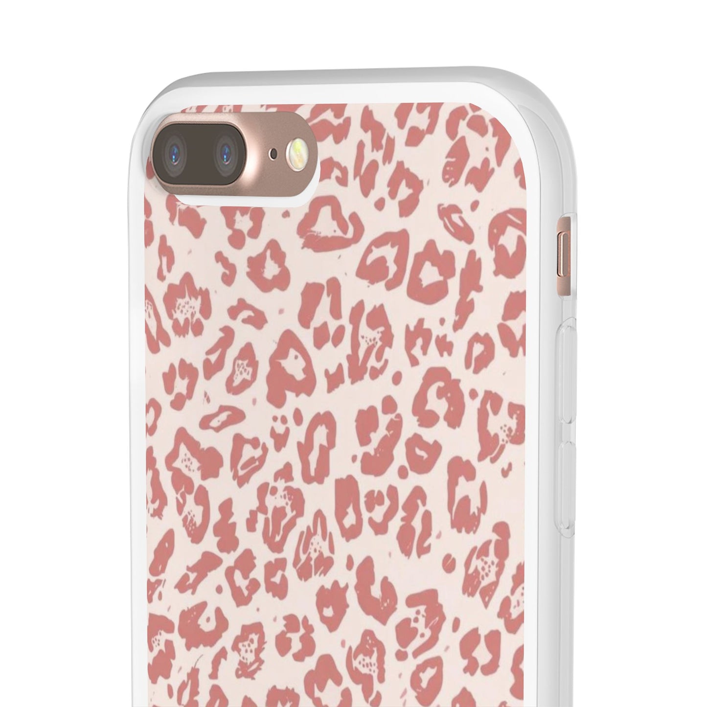 Pink Leopard Print Phone Case – Slim Flexible Protective Cover