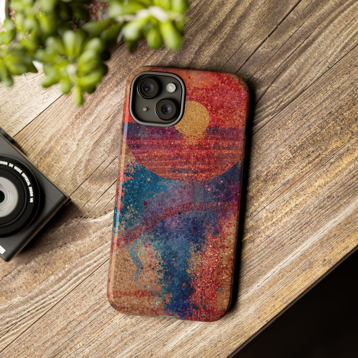 Retro Sunset Tough Phone Case