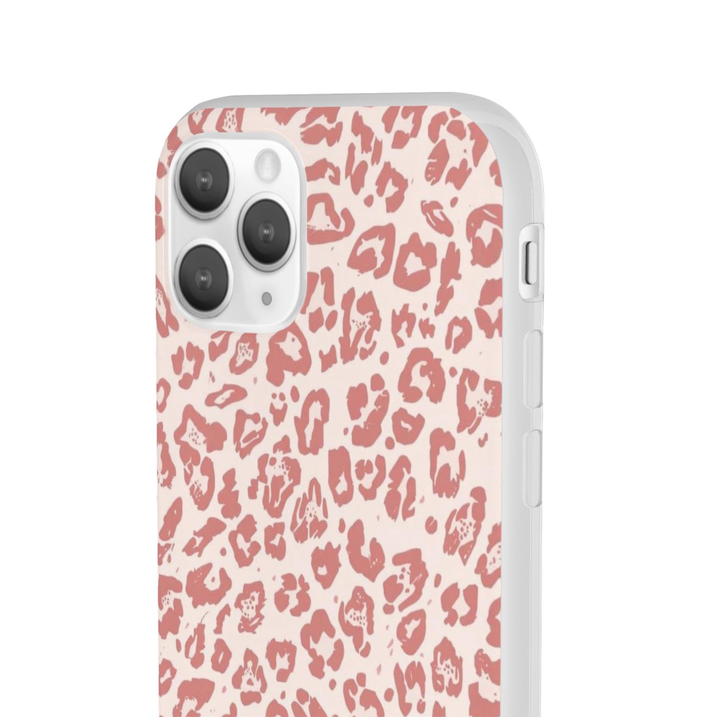 Pink Leopard Print Phone Case – Slim Flexible Protective Cover