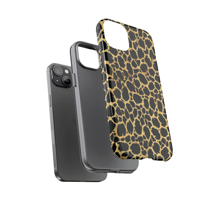 Giraffe Print Tough Phone Case — Durable Leopard-Style Protective Cover
