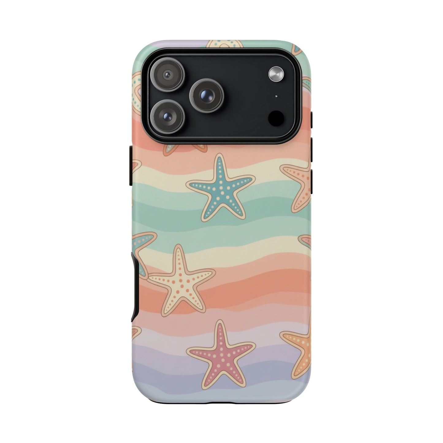 Starfish Wave Tough Phone Case — Pastel Beach Protective Cover