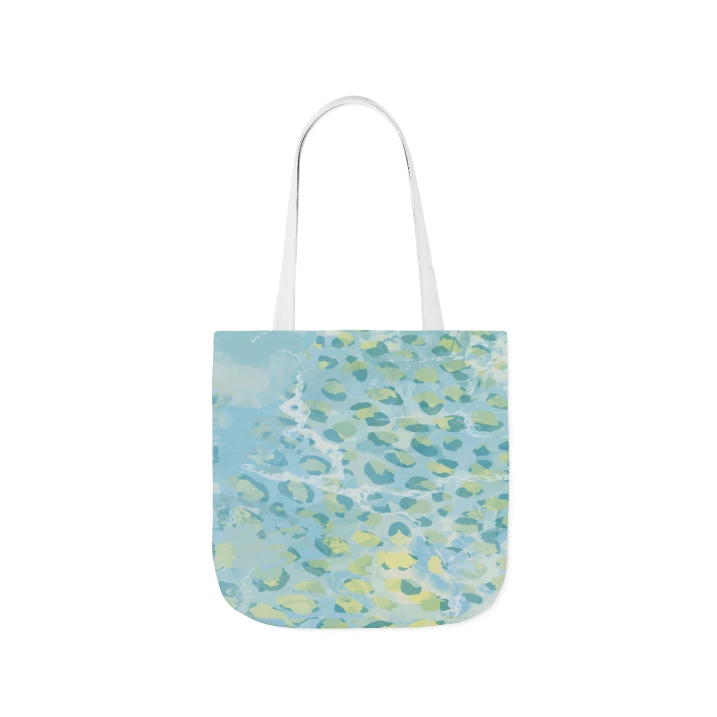 Blue Watercolor Seafoam Tote Bag