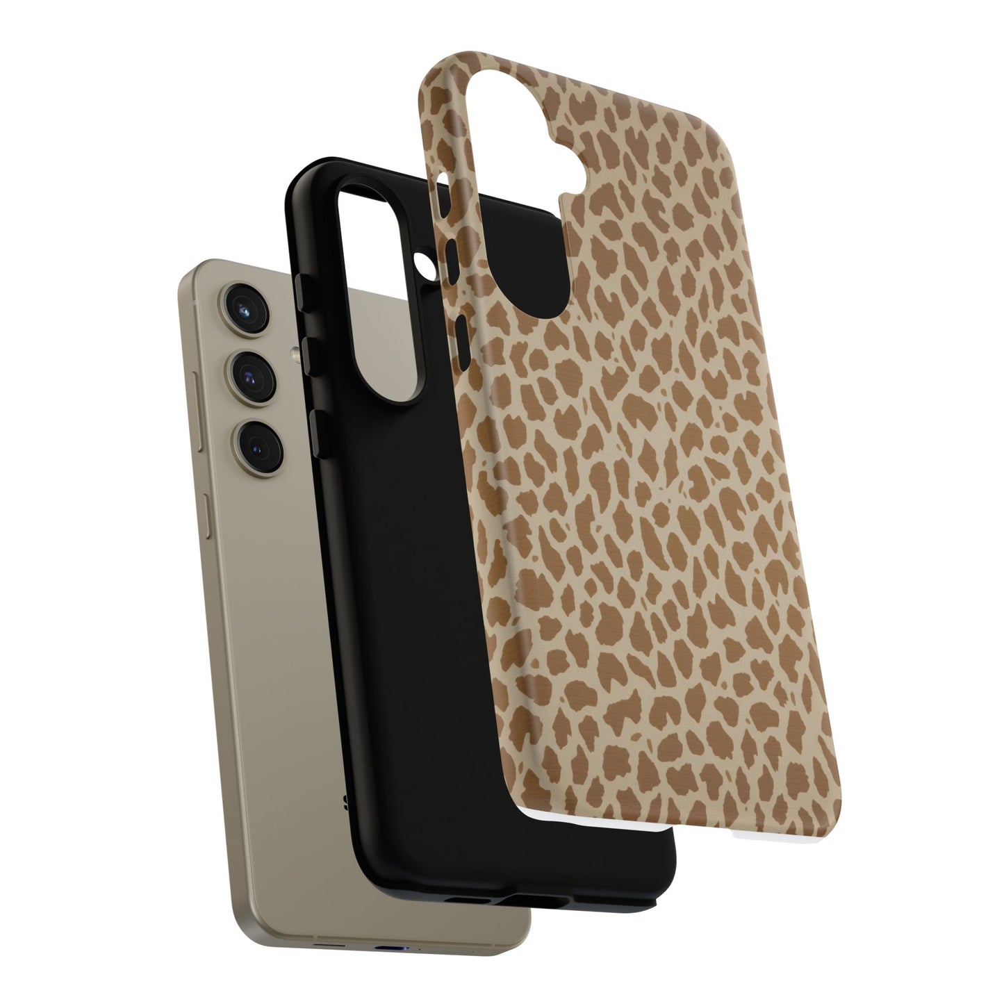 Leopard Print Tough Phone Case — Slim Protective Animal Pattern