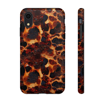 Tortoiseshell Phone Case — Protective iPhone Cover with Classic Amber Pattern