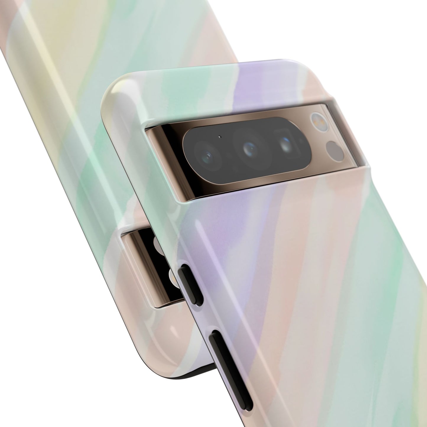 Pastel Watercolor Stripe Tough Phone Case