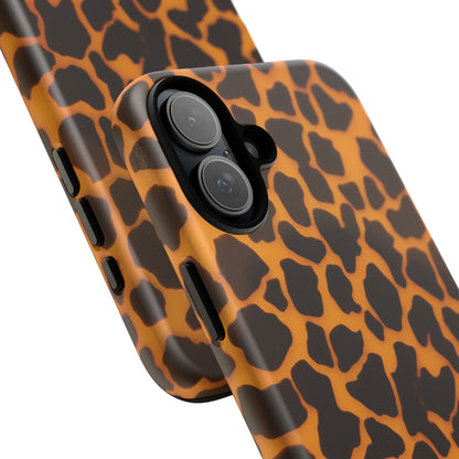 Leopard Print Tough Phone Case — Slim Protective iPhone Cover