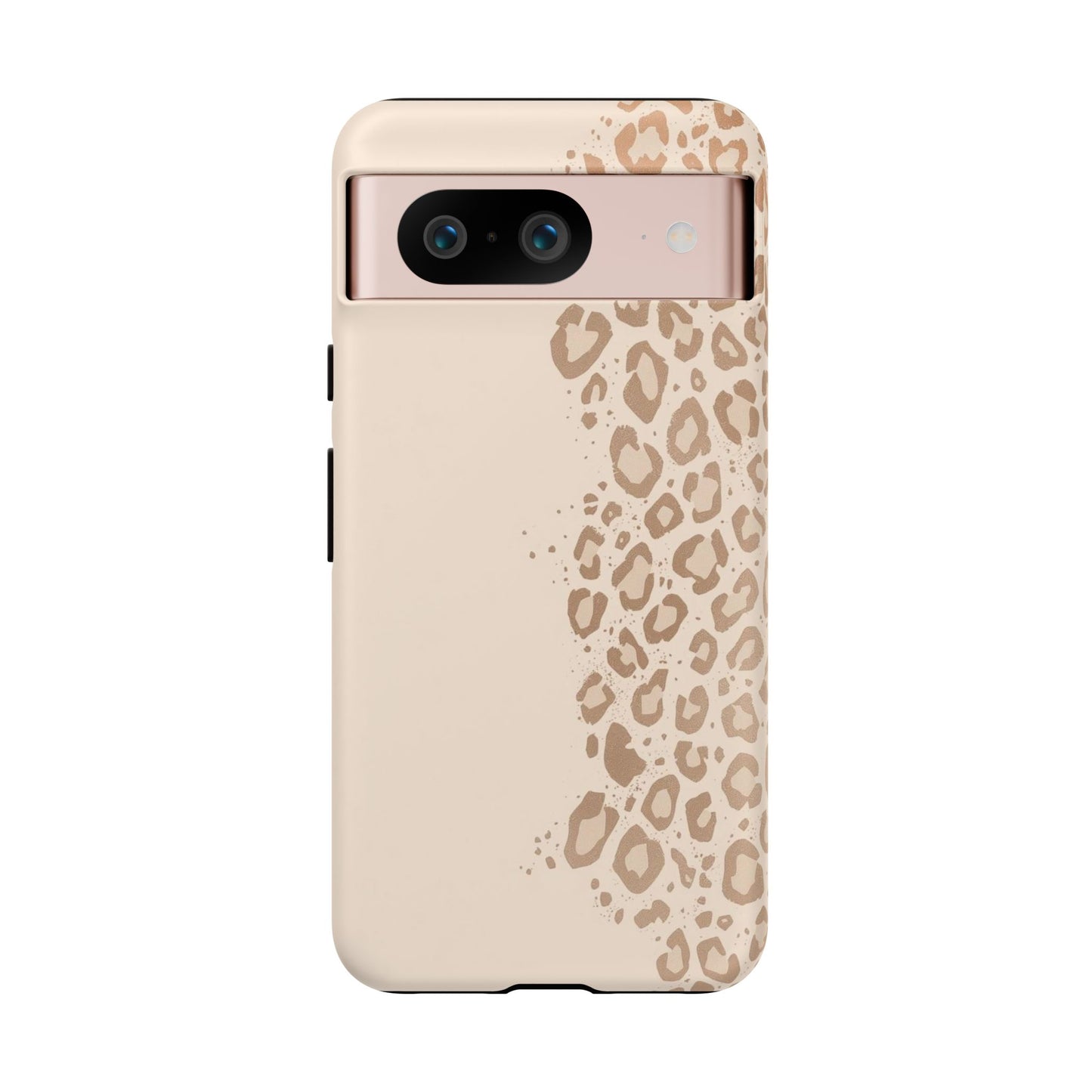 Phone Case – Beige Leopard Print Protective Cover