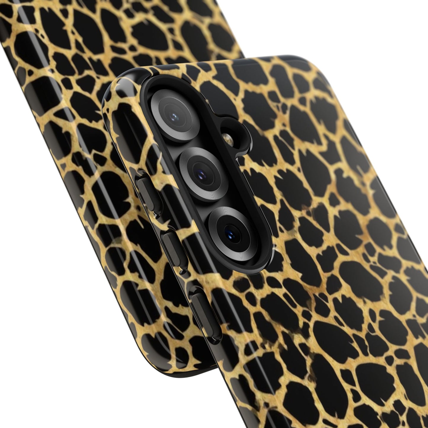 Giraffe Print Tough Phone Case — Durable Leopard-Style Protective Cover