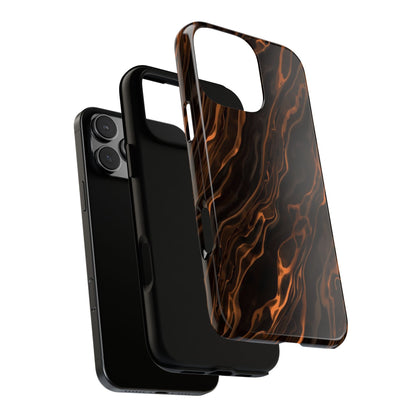 Copper Swirl Phone Case — Tough Protective iPhone Cover