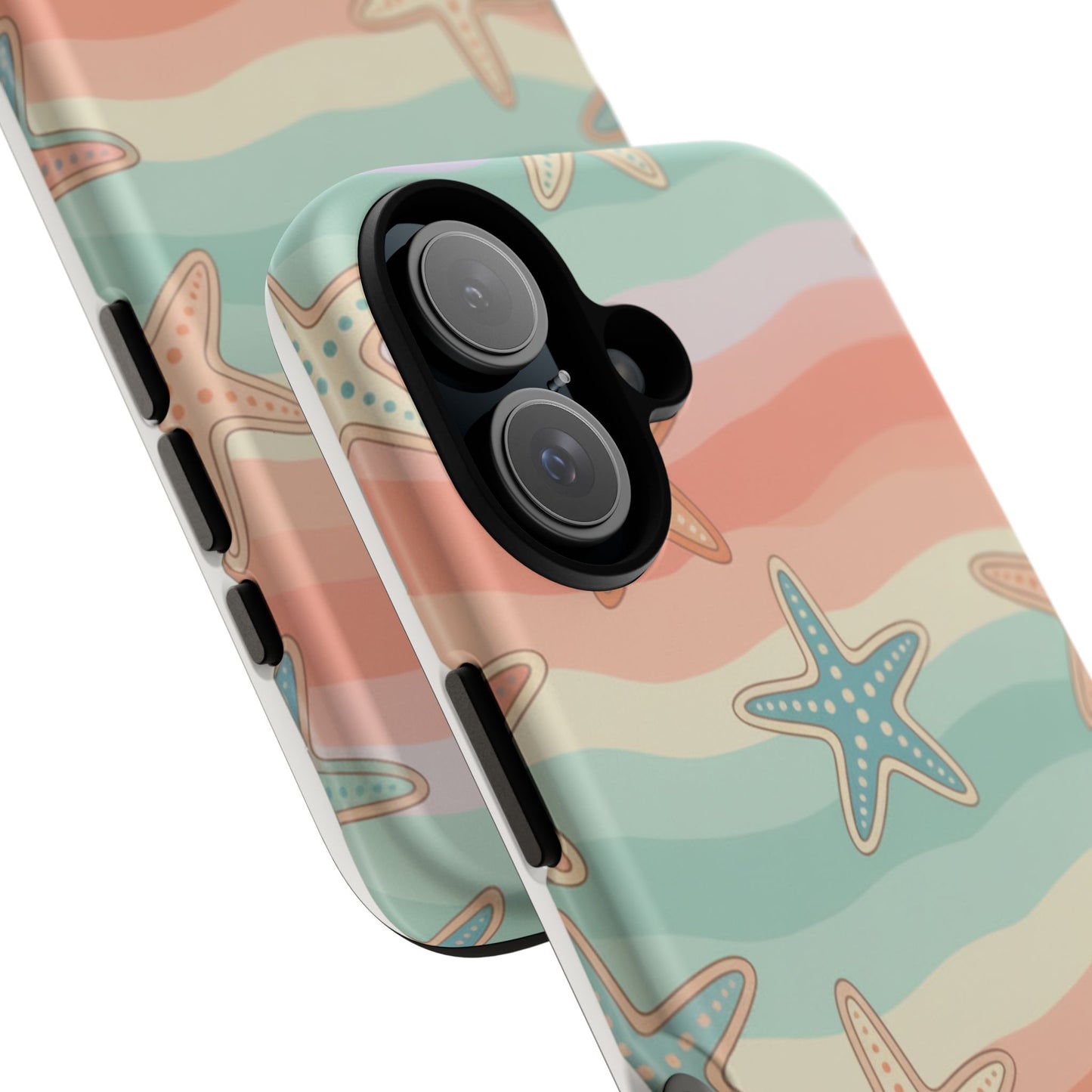 Starfish Wave Tough Phone Case — Pastel Beach Protective Cover