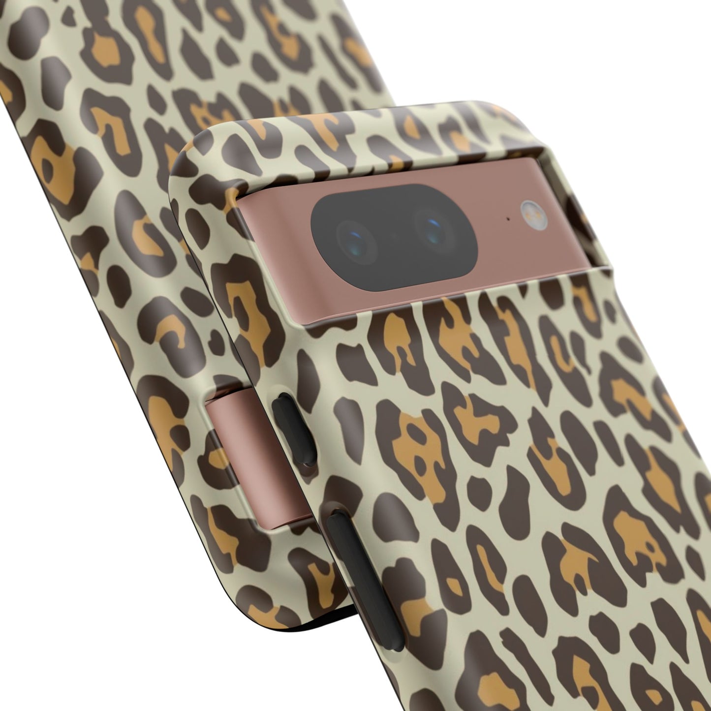Leopard Print Tough Phone Case — Durable Protective Animal Print Case